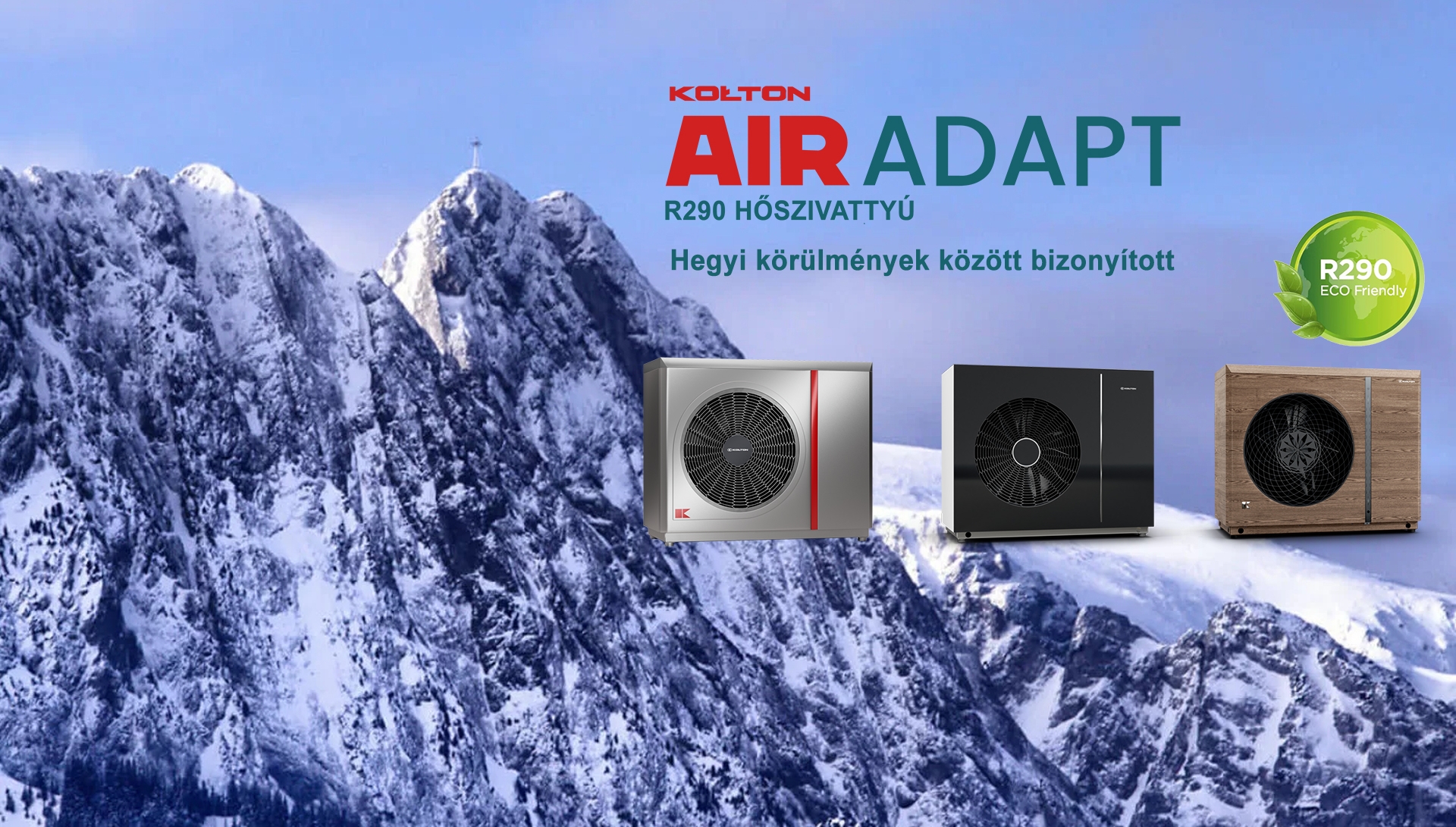 Airadapt hőszivattyú R290 monoblokk